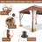 12 x 20 FT Heavy Duty Gazebo with Netting Outdoor Gazebo-100083771