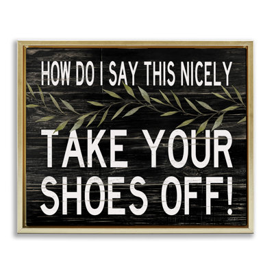 «Take your chaussures off phrase», Cindy Jacobs