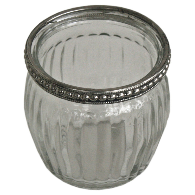 Glass Tabletop / Centrepiece Votive Holder, Clear