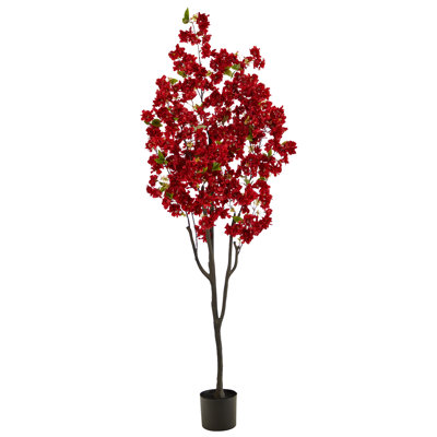 Faux Cherry Blossom Tree in Planter