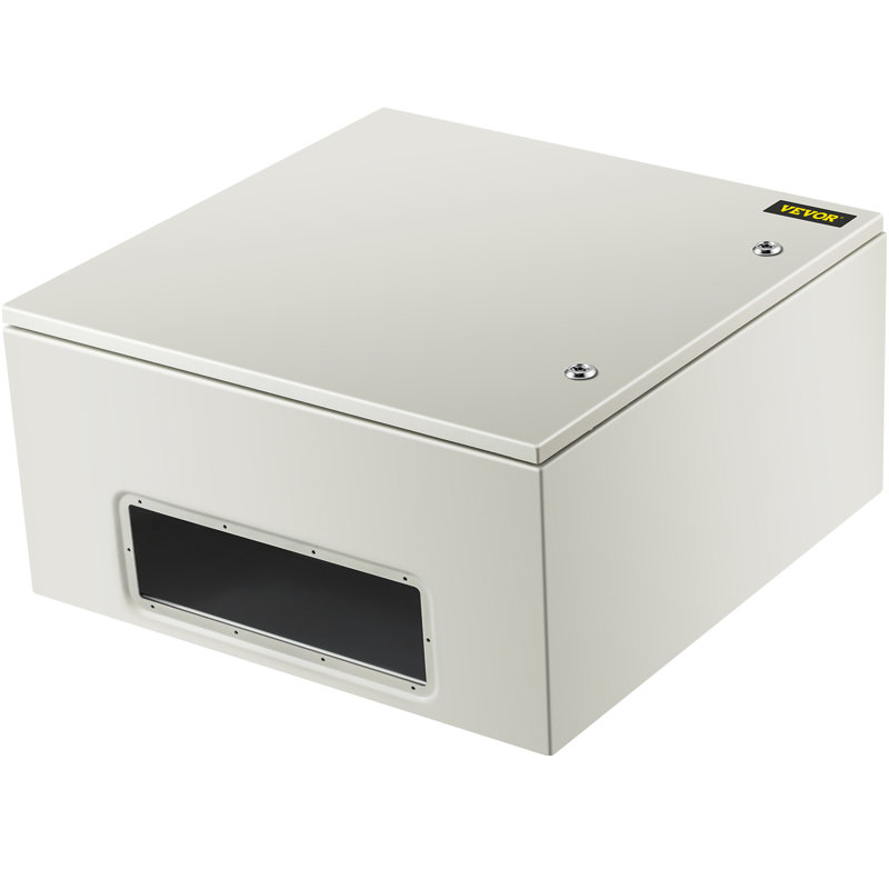 Boîtier en acier VEVOR NEMA, boîtier électrique en acier NEMA 4X, H 24 po x l 24 po x P 12 po