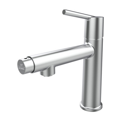 Robinet de salle de bain à fixation sur le comptoir 1 trou - Fonctionnalité deux-personnes, résistance aux rayures, à la corrosion, économie d'eau, installation de bricolage facilitant l'installation du robinet de baignoire pour évier, débit et fontaine