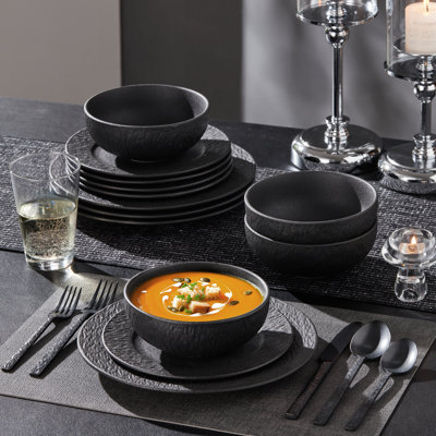 12 Piece Dinnerware Set, Service For 4