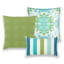 Rhodes Stripe Lumbar Outdoor Rectangular Sunbrella® Pillow Cover & Insert