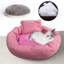 Coussin pour chien rond d'automne 18,7 x 17,7 x 3,9 po-131215966