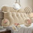 Comfort Wedge Pillow Headboard,  Soft Twin Triangular Pillow, Reading Pillow, Backrest Cushion Headboard Gap Pillow For Back, Cream-125575959-125938213
