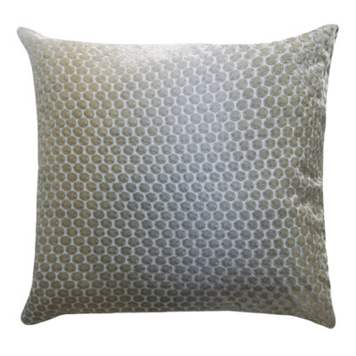 Dots Square Velvet Pillow Cover & Insert
