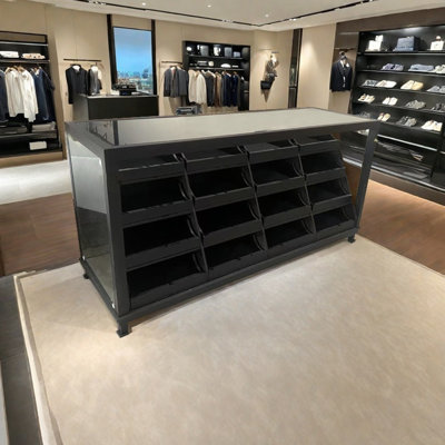 High-end light luxury center island cabinet
