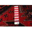 Tapis rouge en laine noué à la main de conception unique 1990S 3 pi 10 po x 9 pi 5 po Lebanon