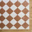 Machine Washable Modern Boho Diamond Rust Area Rug-745450962