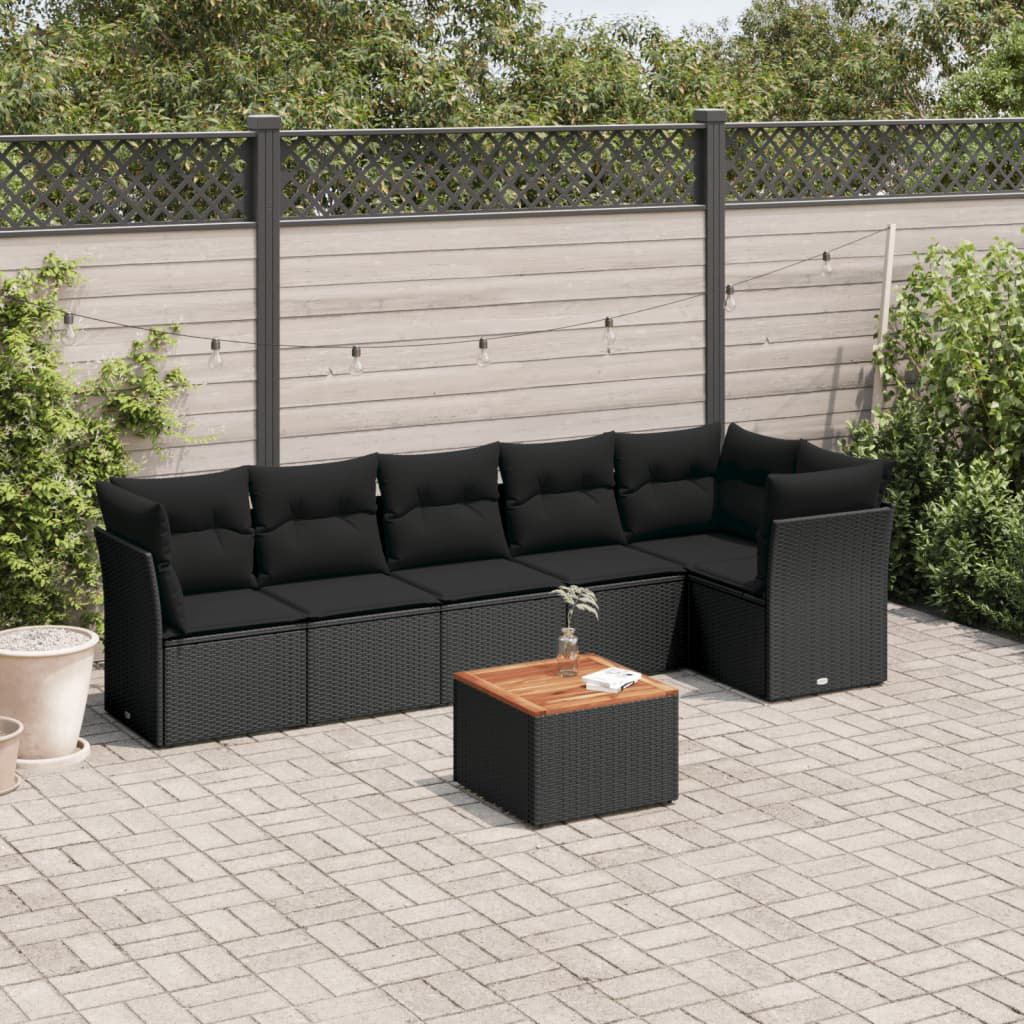 Gartensofa mit Kissen