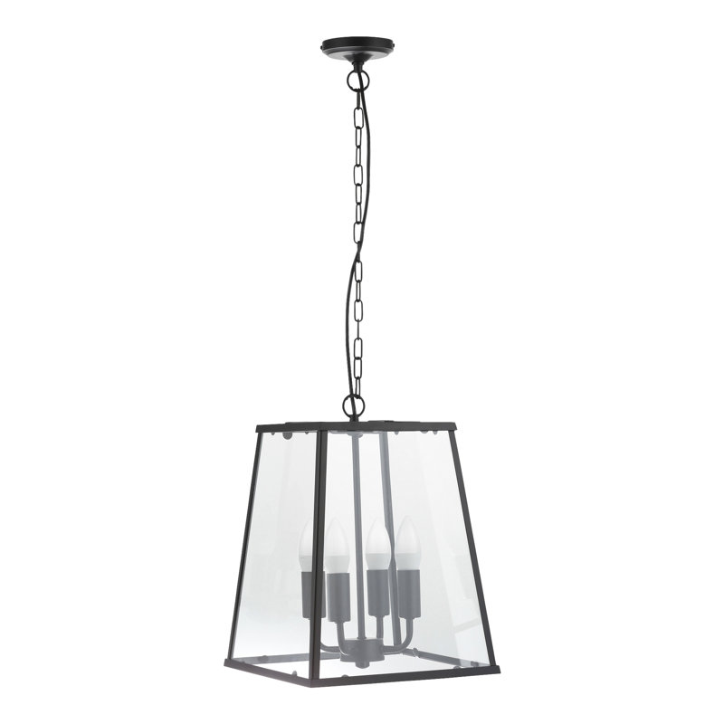 Ascencio 4 - Light Black Lantern Pendant