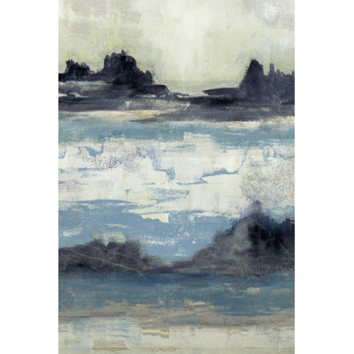 Peaceful Mountain II - Wrapped Canvas Painting