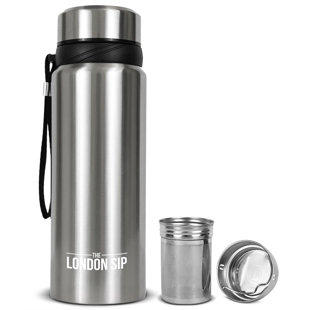 The London Sip 25-oz. Tea Infuser Bottle (black)