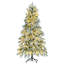 Arbre de Noël pré-éclairé enneigé-264545833