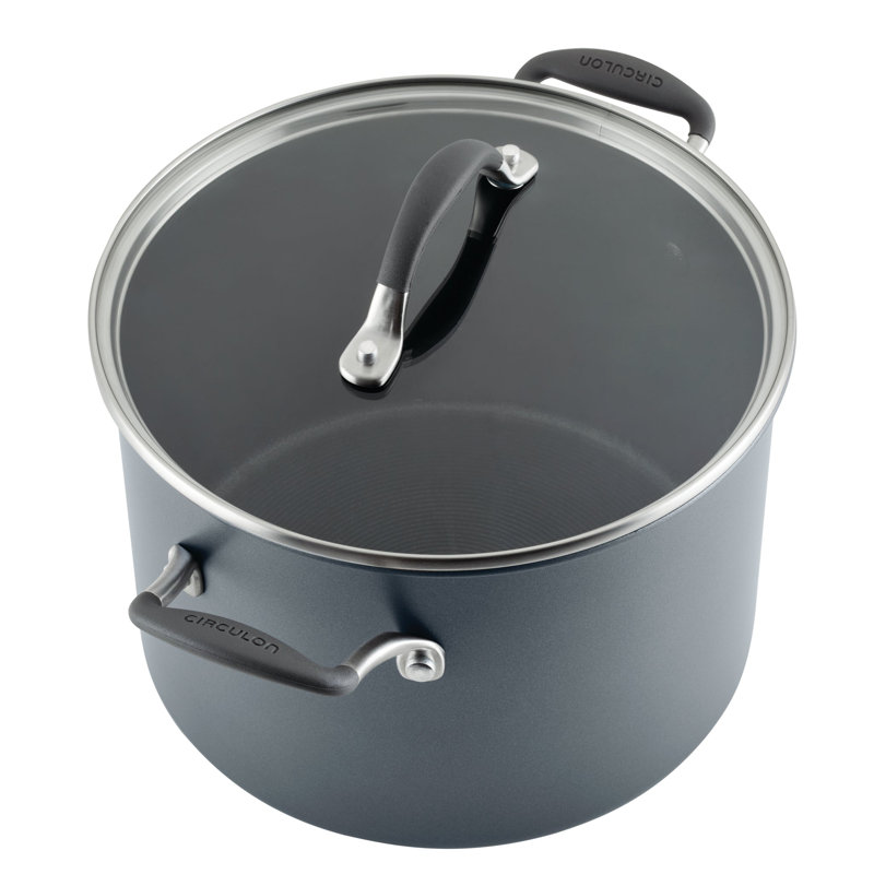 Circulon A1 Series with Scratchdefense Technology Nonstick Induction Stockpot with Lid, 8 Quart