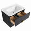 Meuble-lavabo simple 18,5 po avec plateau en bois manufacturé
