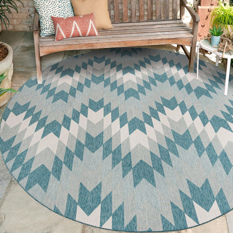 Tapis Blox Hower, Rond 10pi