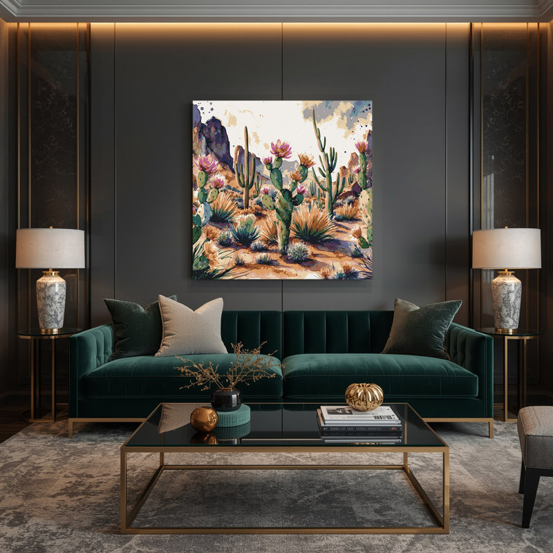 Art mural sur toile, "Wildflower" par Southwestern