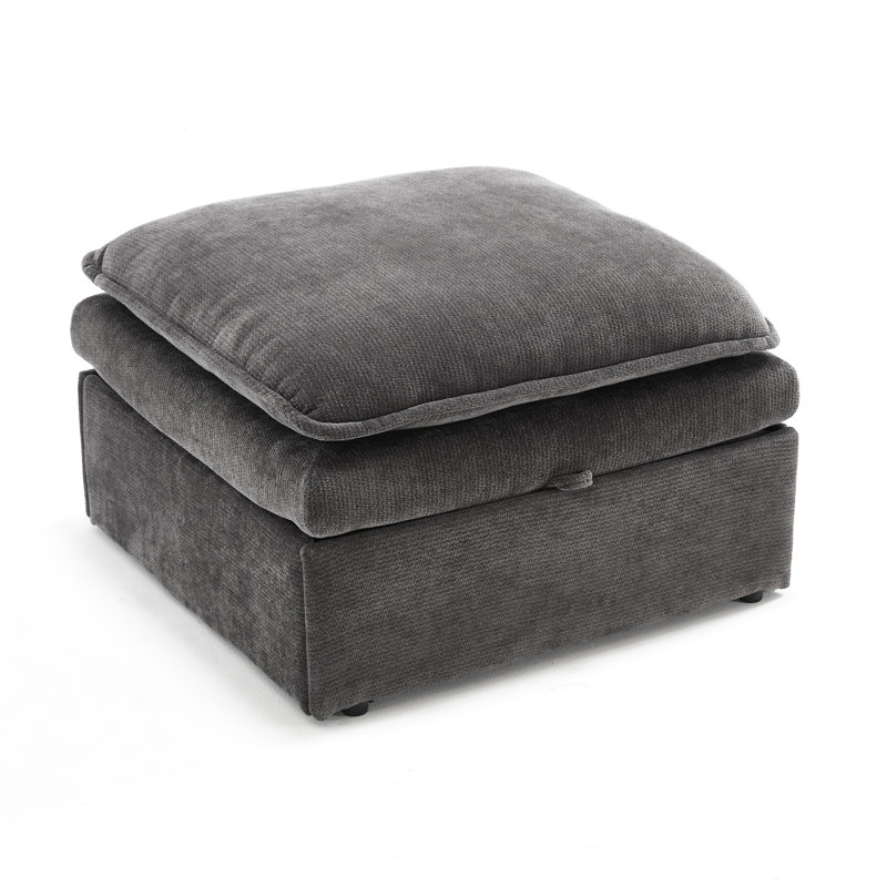 6061 Gray Sectional Sofa B3, Gray