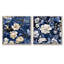Matteo - Ensemble de 2 collages floraux carrés-101865418-101865419
