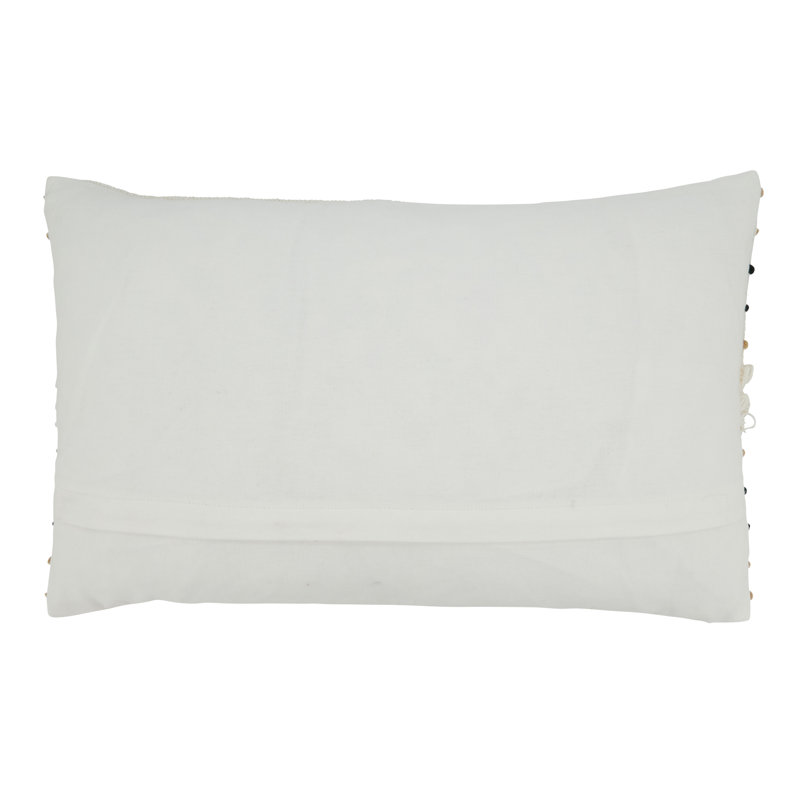 Vera Collection Striped Cotton Throw Pillow, Polyester/Polyfill