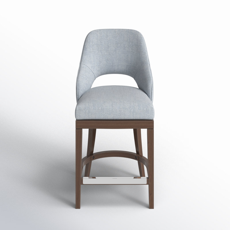 Jillian Swivel Counter Stool, Blue