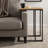 Solid Wood Top End Table-1329762830