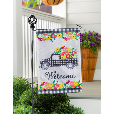 Double Sided 18'' H x 12.5'' W Polyester Garden Flag