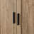 Storage Cabinet With Two Doors For Bathroom, Office, Adjustable Shelf, MDF Board, Brown-850368103
