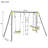 HomCom Metal Swing Set with 1 Swing(s)