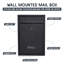 Outdoor Locking Wall Mounted Mail Box