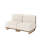 Wicker Outdoor Modular Armless Patio Chair with Cushions