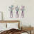  3-Piece Metal Flower Wall Art Set, Minimalist Boho Wall Decor-5710194