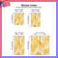 Rideaux obscurcissant et chevrons obscurcissant - 2 panneaux jaunes-350168461-350168460