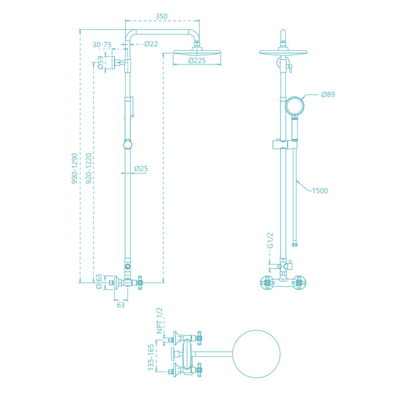 All-In-One Kit with Rough in-Valve