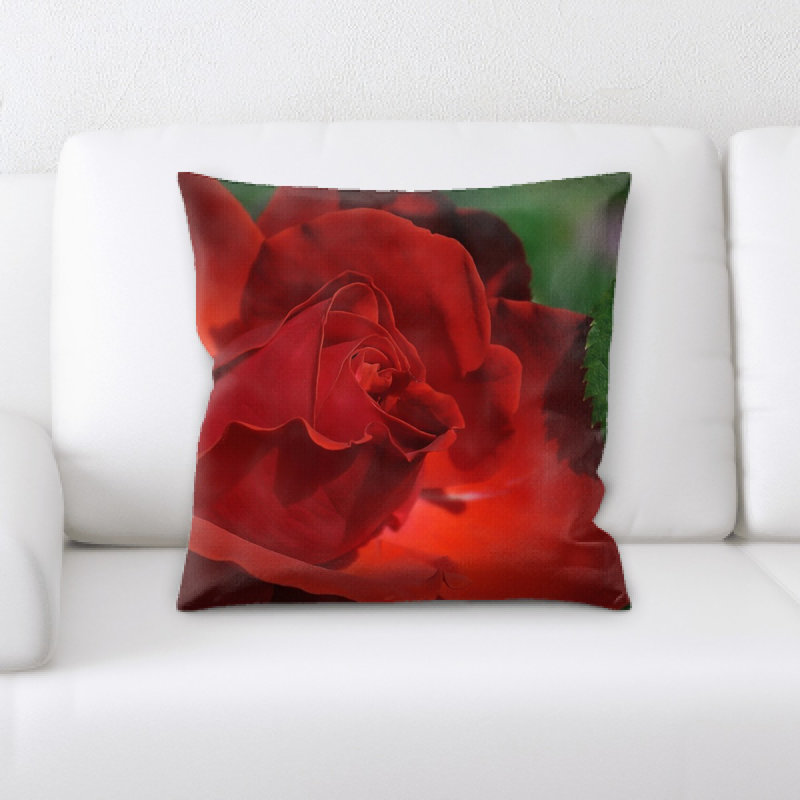 Housse et insert de coussin carré rose