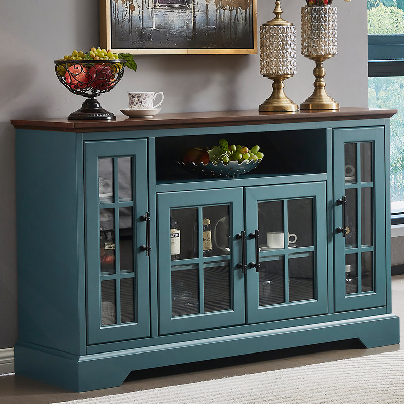 Buffet Table Sideboard With 4 Doors