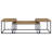 Romance Copy Three-Piece Table Set with Industrial Design