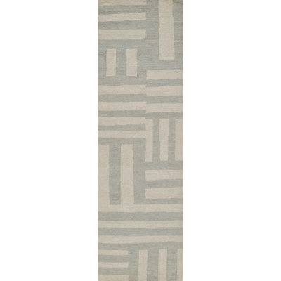 Lanora Hand Tufted Wool Blue Rug