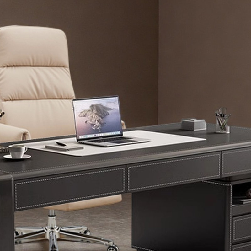 Bureau minimaliste et élégant, H 29,52 po x l 62,99 po x P 27,55 po