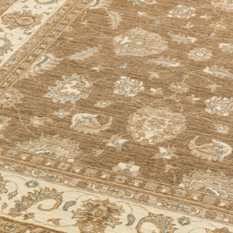 Ferrero Ziegler Wool Brown Rug, Rectangle 130 x 190cm