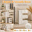Serre-livres lettre E naturel