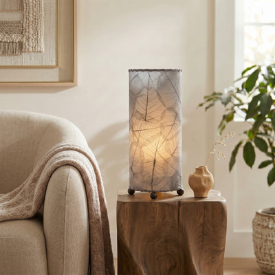 Lampe de table noire 16,5 po Quintan