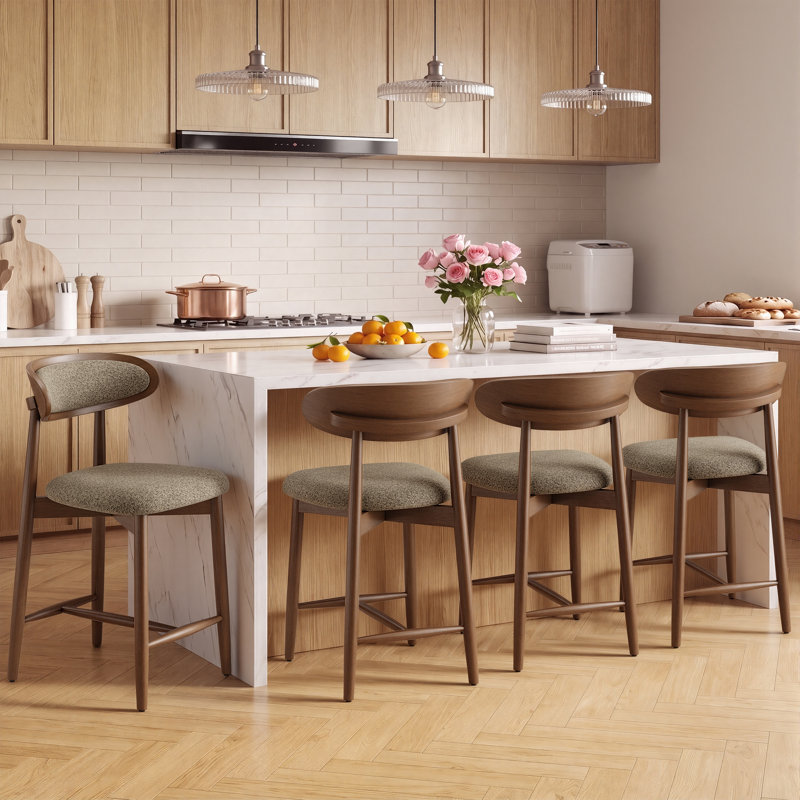Tabouret de bar 24,8 po H 24,8 po, Chameau