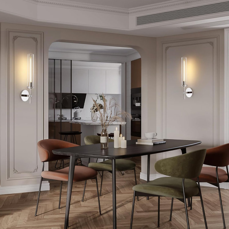 Appliques murales modernes avec design moleté, éclairage mural en verre pour meuble-lavabo, salon, chambre à coucher, couloir et cuisine