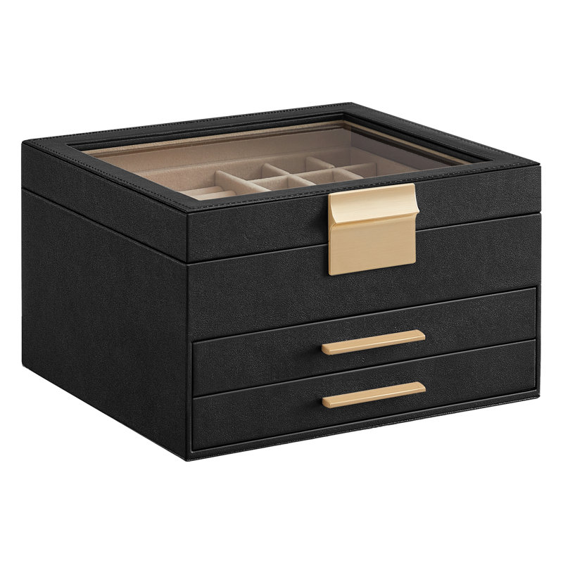 Betzy Jewellery Box +, Graphite Black