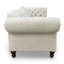Canapé Chesterfield rembourré beige kaki de 97,5 po Golphin
