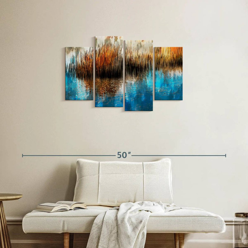 Avery Swamp Dynamic Abstract, 22" H x 36" W