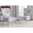 Upholstered Floral Side Chair - Modern floral Accent Chair-90396834